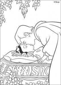 alba ca zapada, printul o saruta pe alba ca zapada, , fise de colorat alba ca zapada, piticii de colorat,seven dwarfs coloring pages kids, alba ca zapadasi printul de colorat