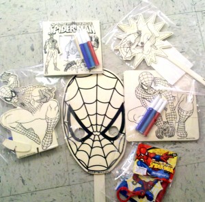 crafturi si activitati la petrecerea cu spiderman
