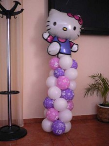 decor baloane majorat Hello Kitty