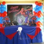 decor masa spiderman, decor petreceri spiderman