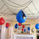 decor sala petrecere spiderman