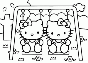 fise de colorat, planse de colorat, fise d ecolorat cu hello kitty,Free-Hello-Kitty-Coloring-Pages