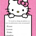 hello kitty 2, nvitatii de petrecere cu hello kitty, invitatii de party, accesorii de petrecere, petreceri cu hello kitty, invitatie petrecere pentru copii, modele de invitatii