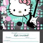 hello kitty 4, invitatii de petrecere cu hello kitty, invitatii de party, accesorii de petrecere, petreceri cu hello kitty