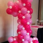 aranjament baloane cifra 1