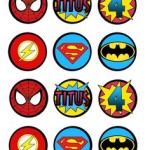 decor briose cu super eroi