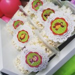 decor candy bar masha si ursul, pop corn party
