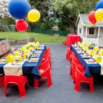 decor petrecere cu super eroi