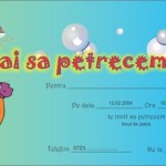 invitatie petrecere copii cu dinozauri