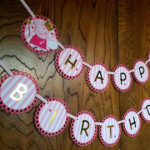 litere banner petrecere peppa pig