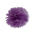 pompoane din hartie petrecere soy luna, decoratiune-floare-pom-pom-violet-