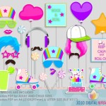 propsuri pentru photo booth soy luna party