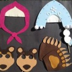 propsuri pt facut poze haioase la petrecerea cu masha si ursul