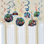 serpentine decorative pentru-petrecere super eroi