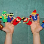 teatru de marionete, papusi pentru degete