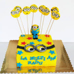 tort cu minioni, tort pentru petrecere cu minioni