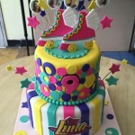 tort petrecere soy luna, tort pentru fete, tort role, tort cu tematica soy luna